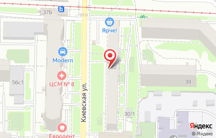 Сеть супермаркетов Мария-Ра на Киевской улице на карте