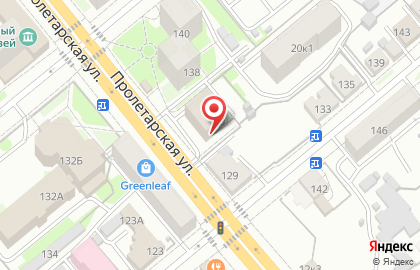 Агентство недвижимости Центральное на Пролетарской улице на карте