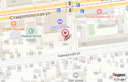 Продовольственный магазин на ул. Павлова, 103/1 на карте