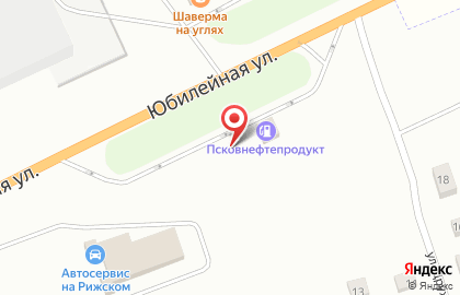 АЗС, ООО Псковнефтепродукт на карте