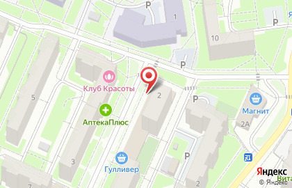 Кофейня Bellissima в Железнодорожном районе на карте