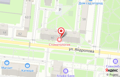 Магазин Мясницкий ряд на Андропова на карте