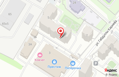 Торговая компания Технопарк на улице Габдуллы Кариева на карте
