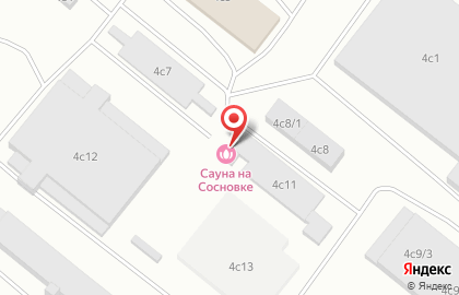 Сауна на Сосновке на карте