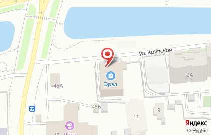 Фитнес-клуб Statica на улице Крупской на карте