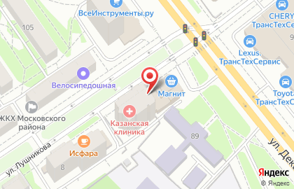 Агентство недвижимости ОГРК на улице Лушникова на карте