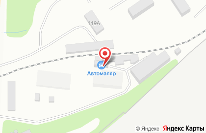 Автосервис Автомаляр на Пролетарской улице на карте