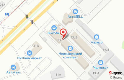 Компания Орион на Машиностроительной улице на карте