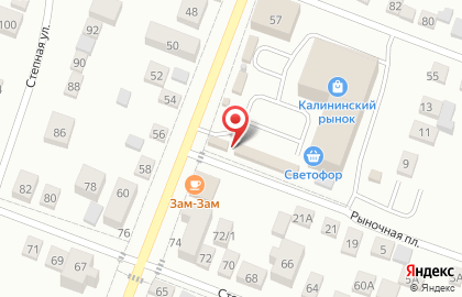 Продуктовый магазин в Тюмени на карте