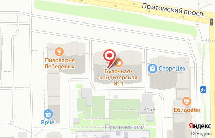 Бизнес-центр Башня на Притомском проспекте на карте