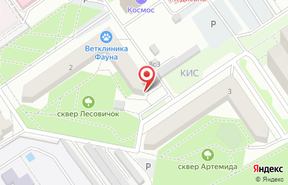 Продовольственный магазин На Космосе на карте