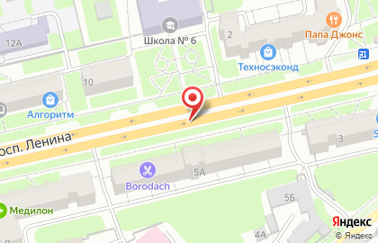 Кураж на проспекте Ленина на карте
