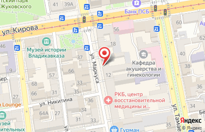 Модные штучки во Владикавказе на карте