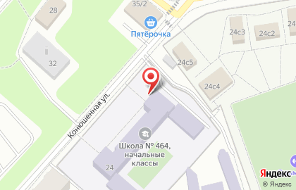 Средняя общеобразовательная школа №464 на Конюшенной площади на карте