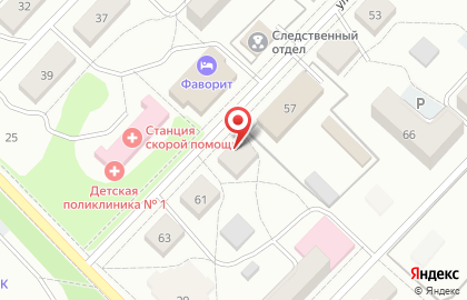 Военный комиссариат по г. Ярцево и Ярцевскому району на карте