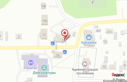 Элитовский на карте