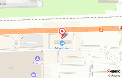 Автомойка самообслуживания Мой Сам на Московском проспекте на карте