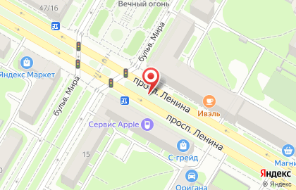 Комбинат бытового обслуживания населения, ЗАО на проспекте Ленина на карте