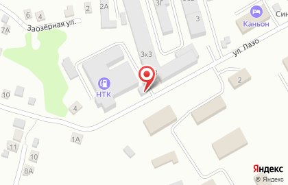 Позитроника на улице Лазо на карте