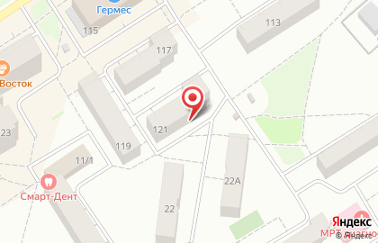 Агентство недвижимости Жилфонд на улице Красная Сибирь в Бердске на карте