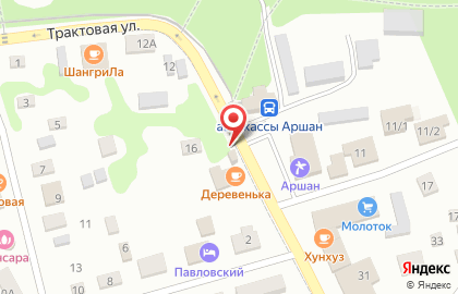 Павильон сувениров на Трактовой улице на карте