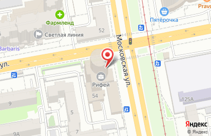 Кафе-столовая АмНям на Московской улице на карте