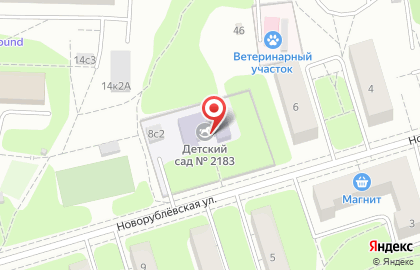 Школа №1130 с дошкольным отделением на Новорублёвской улице, 8 на карте