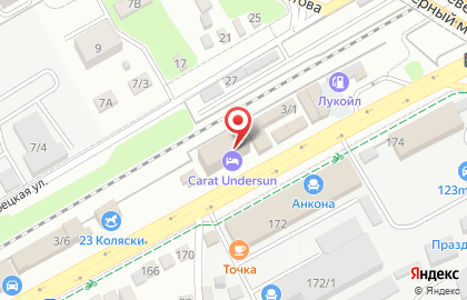 Ресторан при отеле Карат на карте