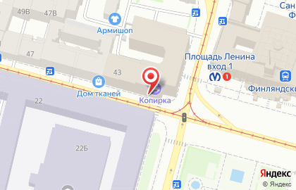 Автошкола Мустанг в Калининском районе на карте