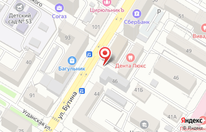 Магазин овощей и фруктов в Центральном районе на карте