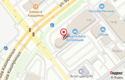 Автосалон Планета Авто на улице Братьев Кашириных, 137 на карте
