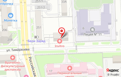 Студия маникюра VENZEL на улице Тимирязева на карте