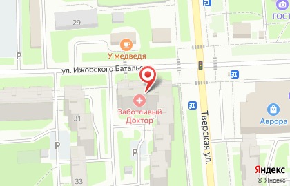 Центр страхования на улице Ижорского Батальона на карте