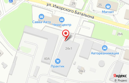 Компания Евролат на улице Ижорского Батальона на карте