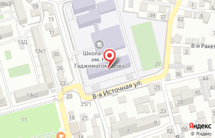 Средняя общеобразовательная школа №42 в Кировском районе на карте