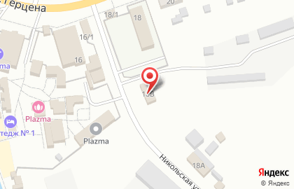 Автомойка Родник на улице Герцена на карте