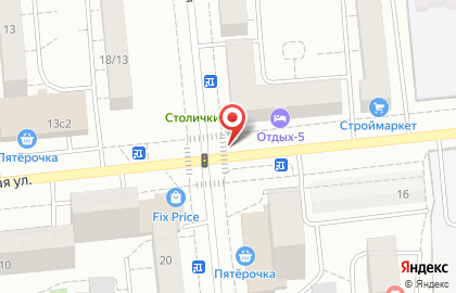 Киоск по продаже печатной продукции, район Люблино на Краснодарской улице на карте