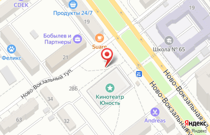 Бриз на Ново-Вокзальной улице на карте