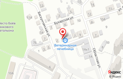 Ветеринарная лечебница Дзержинского района в Тракторозаводском районе на карте