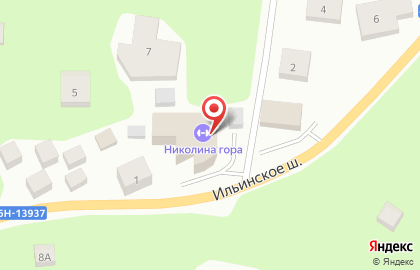 Николина гора на карте