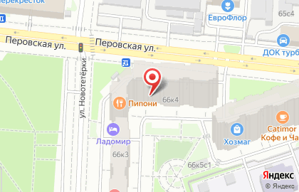 Лабораторная служба Хеликс ДЦ на Перовской на метро Перово на карте