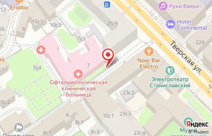 Киоск по продаже кондитерских изделий, Тверской район в Мамоновском переулке на карте