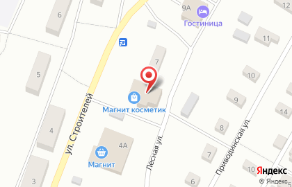Магазин косметики и бытовой химии Магнит Косметик в Архангельске на карте