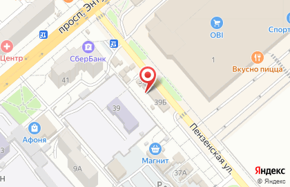 Пекарня С пылу с жару на Пензенской улице на карте
