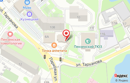 Магазин Ойл Маркет на улице Тарханова на карте