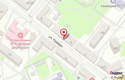 Ателье в Казани на карте