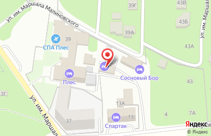 Гостиница Апартаменты на карте