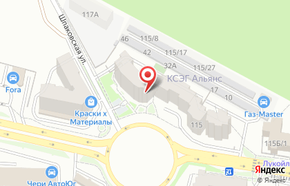 Продуктовый магазин в Ставрополе на карте