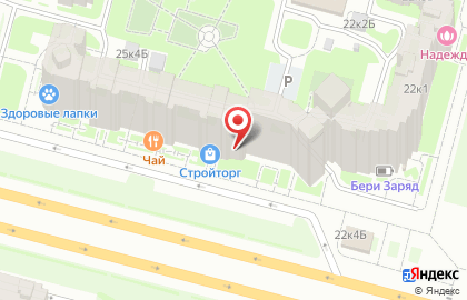 Магазин Стройторг на Комендантском проспекте на карте