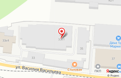 Торговая фирма на улице Василия Васильева на карте